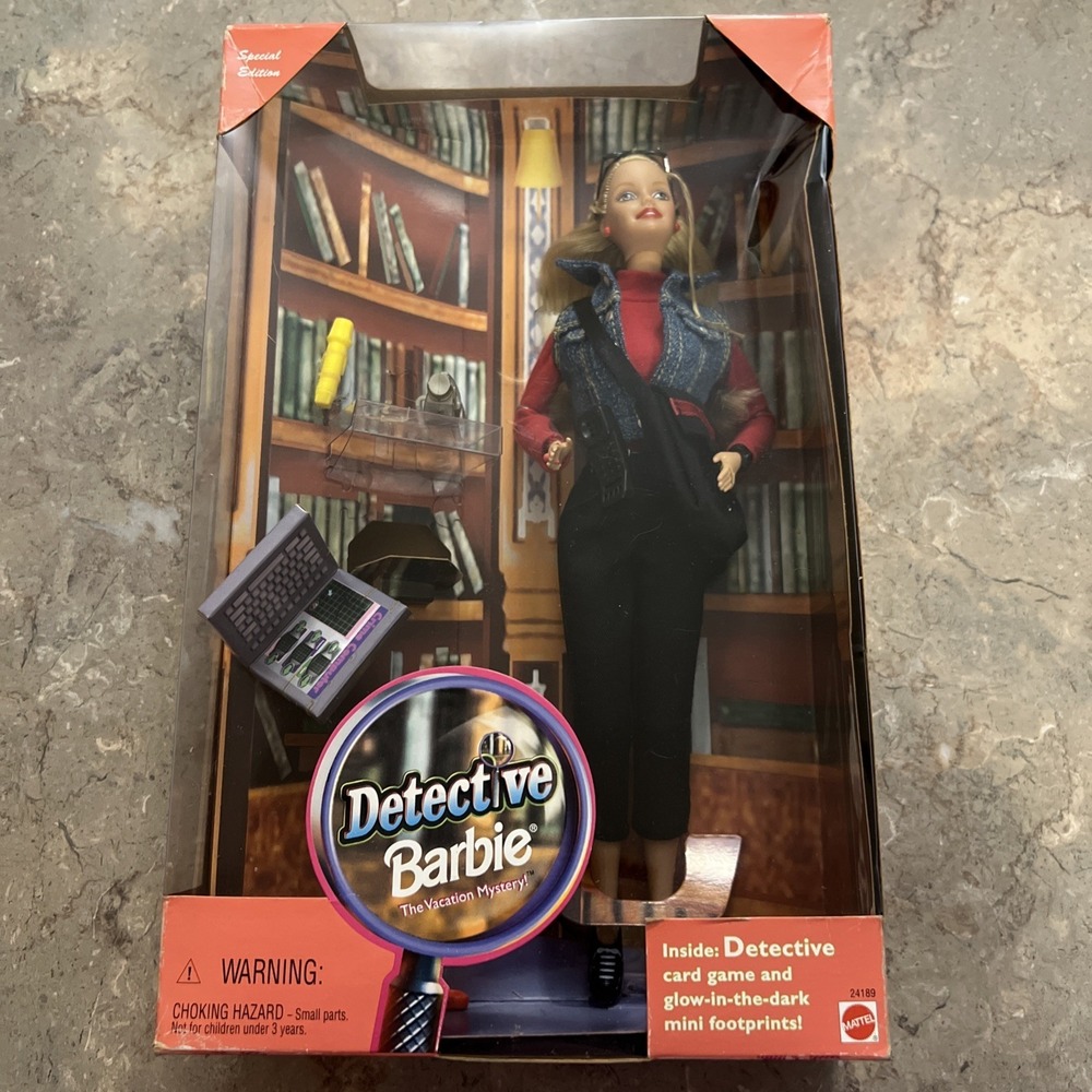 1999 Detective Barbie Doll- The Vacation Mystery